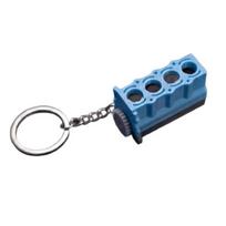 Yousheng V8 Engine Block Keychain, Miniature Engine Block Replica Lightweight Key Chain for Car Enthusiasts, Perfect Automotive-Themed raudona