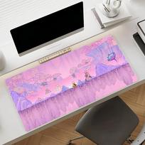 Game Nine SSols Mouse Pad Nonslip Rubber Gamer Balance Computer Mat Decoracion Deskmat Laptop Office Large SBD400x800x2mm white