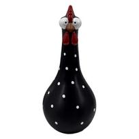 Long Neck Colorful Chicken Statue, Big Eye Cartoon Resin Rooster Vase, Funny Outdoor Cock-Shaped Vase for Lawn, Yard, Office, Home Decor