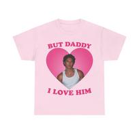 I love him Belmont Cameli pink hearT-Shirt S white