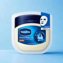 Vaseline Intensive Moisture Sheet Mask (5 Sheets) – Deep Hydration & Nourishing Facial Mask blue