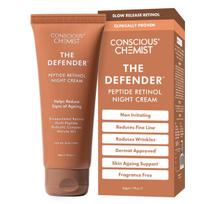 Conscious Chemist 0.2% Retinol Moisturizer Cream | 50g | Pro-Collagen Night Cream For Men & Women, Multi peptide Anti aging Face cream 50g brown