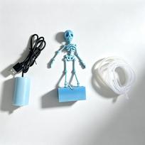 With Air Pump Driven Dancing Skeleton Aquarium Bubbler Movable Skeleton Fish Tank Bubbler  Gag Gift juoda