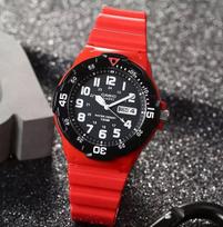 Casio Quartz Analog Sports Watch MRW-200HC-4BV / Vintage, Sport Watch, Authentic Casio red