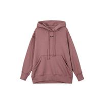 Nike Sportswear Phoenix Fleece Solid Color Hooded Fleece Lined Casual Long Sleeved Sweatshirt Women's Smoky Purple Red DQ5861-208 M gray