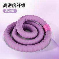 Soft Weighted Hula Hoop For Women Adult Waist Slimming Abdomen Fitness Exercise Equipment 1.3KG violetinė