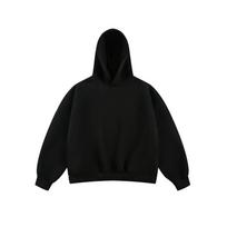 Unisex Oversized Hoodie Solid Color Heavyweight Cotton Pullover Sweatshirt Fall Streetwear Small