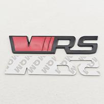 3D Metalinis Logotipas VRS Lipdukas Raidės Emblema Automobilio Priekinės Grotelės Sparnas Šoninė Bagažinės Ženklelis Skoda RS VRS Lipdukai Aksesuarai