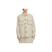 Nike Every Stitch Collection Solid Color Shirt Jacket Men Outerwear Stone DH2898-230 S beige