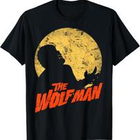 The Wolf Man Moonlit Silhouette T-Shirt S