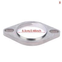 Priedai Universalus nerūdijančio plieno išmetimo duslintuvo flanšas Išmetimo vamzdžio jungtis 51 mm 63 mm 76 mm jungė white