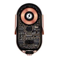 Wireless Charging Car Holder Magnet Phone Mount Vehicle Bracket 66W Transparent Gold black