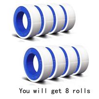 PTFE Thread Seal Tape for Plumbing and Faucets Blue case 13m PTFE tape (8 pcs) gray