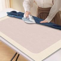 Nešiojama karščiui atspari lyginimo lenta ir kilimėlis su drabužių garintuvo priedu 80*120CM（Size/Iron-on Patch） gray