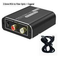 3.5mm to Optical TOSLINK/Coaxial SPDIF Analog-Digital Audio Converter