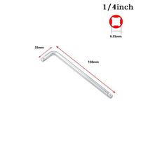 1/2\  1/4\  3/8\  L Type Bent Bar Extension Non-Slip white