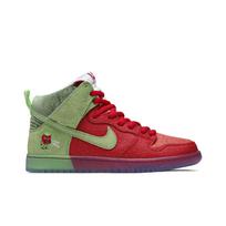 Nike Dunk High SB 'Strawberry Cough' (Unisex) University Red / Spinach Green / Magic Ember Skateboard Shoes CW7093 600 38.0 red