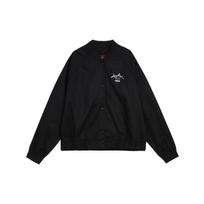 Jordan Solid Color Elastic Hem Casual Long Sleeve Jacket Women Jacket Black Sail-White FN5787-010 L black
