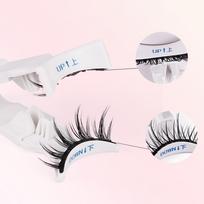 Z LRAQI BEAUTY Magnetinės dirbtinės blakstienos Natūraliai atrodančios Dirbtinės blakstienos su rietikliu akių makiažui Be klijų MIX-1 white