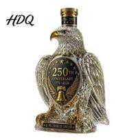Eagle Shaped Decanter Whiskey Glass Decanter, 350ml 250th Anniversary Bottle Unique A gray