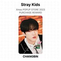 Stray Kids Kalėdinė POPUP Parduotuvė 2023 PIRKIMO APDOVANOJIMAS Oficiali Fotokortelė I.N beige