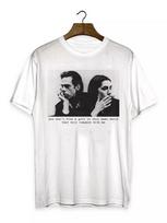 Rūkantis Nick Cave stiprintuvas; Pj Harvey Marškinėliai Trumpomis Rankovėmis Balti Unisex S5XL Unisex Marškinėliai 5XL įvairiaspalvis
