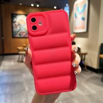 Luxury Solid Down Jacket Shockproof Phone Case For iPhone 16 15 14 13 12 11 Pro Max XS Max X XR Fashion Bumper Back Cover For iPhone 16 Pro Max