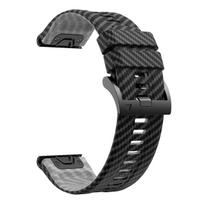 26 22MM Watch QuickFit Silicone Strap for Garmin Fenix 5X 5 PLUS 6X 6 7 7 PRO Fenix8 47 51mm 955 965 Epix Tactix Quatix Bracelet 22MM Quickfit black