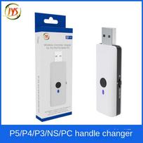 PS5 Controller Adapter Wireless Bluetooth Converter for PS5/PS4/Switch/PC/PS3 Gamepad Connector Multi-Platform Compatible Plug and Play Black