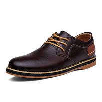 Classic Men Genuine Leather Dress Shoes ltalian Big Size 38-48 Men Lace-up Oxfords Shoes Loafers Brand Man Business Casual Shoes 38