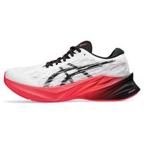 Asics Novablast 3 Balti Juodi Elektrinės Raudonos Moteriški Sportbačiai 1012B288-104 38 black