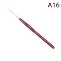 Multi-Sizes Hook Needle Crochet Micro Hook For Making Braiding Dreadlock Hair Tools 0.5-2.5MM Smooth Handle gray