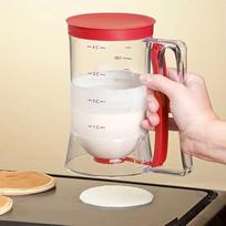 Stainless Steel Batter Dispenser and Separator Funnel pink