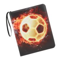 Card Binder 9 Pockets Trading Card Album Folder Holds 900 Cards Card Collection Binder Photocard Binder for Display Football Type beige