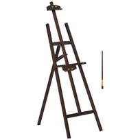 Menininko grindų molbertas dim. 51,5I x 71,5P x 134,5A cm Reguliuojamas pasvirimas iki 90 laipsnių. Pušies mediena 51.5 x 71.5 x 134.5 cm