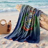 Royal Engineers A.F.C Print Microfiber Beach Towel Quick Dry Absorbent Large Towel For Beach Swimming Travel 80cmx160cm(31x63inch)