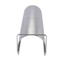 AT19-Stainless Steel Fried Basket Long Fry Potato Chip Container Best For French Fries Potato Chip Squeezers Kitchen Tool gray