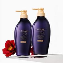 Tsubaki Premium EX Hair Fall Care Repair Shampoo Camellia Scent 450ml 2 pcs black