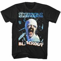 Scorpions Blackout Album T-Shirt Cotton Unisex Allsizes For Music Fan S gray