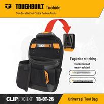 ToughBuilt Multi-Functional Electrician's Heavy-Duty Waist Tool Bag TB-CT-26 Black and Yellow black
