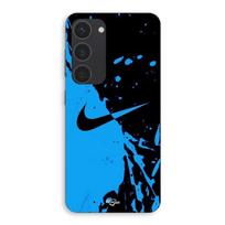 Telefono dėklas - MANIACASE - Samsung Galaxy S23 - Silikonas - Minkštas - Nike logotipas juoda