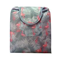 Cosmetic Bag Large Capacity Portable Drawstring Lazy Multifunctional Girls Cosmetic Storage Bag Washing Bag rožinė