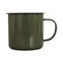 Vintage Enamel Camping Mugs Camping And Picnic Sturdy Iron Enamel Cups Suitable Fit For Picnic Camping Fishing black