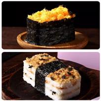 Onigiri formelių rinkinys 6 vnt. Musubi presavimo formelių rinkinys, 2 musubi gaminimo įrankiai, 2 ryžių samčiai, 2 klasikinės trikampės ryžių kamuoliukų formelės, sushi formelė brown