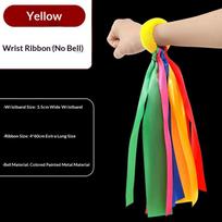 Children'S Wrist Ribbon Team Sports Pompom Cheerleading Big Match Pom Club Dance Props Elastic Bracelet With Elastic Rope No Bell