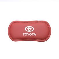 Car Interior Leg Knee Rest Pad Leather Cushion Sticker For Toyota RAV4 Corolla Yaris Prius CHR Camry Prado Mirai Hilux Alphard IJ1