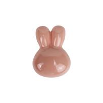 Single Hole Rabbit Knobs Solid Metal Thread Cabinet Knobs Cute Cartoon Furniture Handles  Wardrobe