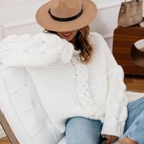 Women S Solid V Neck Loose Knit Pullover Sweater Autumn Winter S
