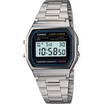 Casio Vintage Retro style Unisex Digital Watch A158WA-1DF / Digital Watch, Authentic Casio black