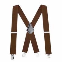 Solid Color X-Type Suspenders Heavy Duty Adjustable Suspenders Work Suspenders  Suit Accessories